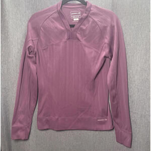 Merrell Shirt Women's‎ M Purple Long Sleeve Opti-Wick Athletic Performance Top